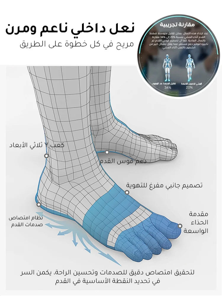 صندل RAHA الجلدي المريح