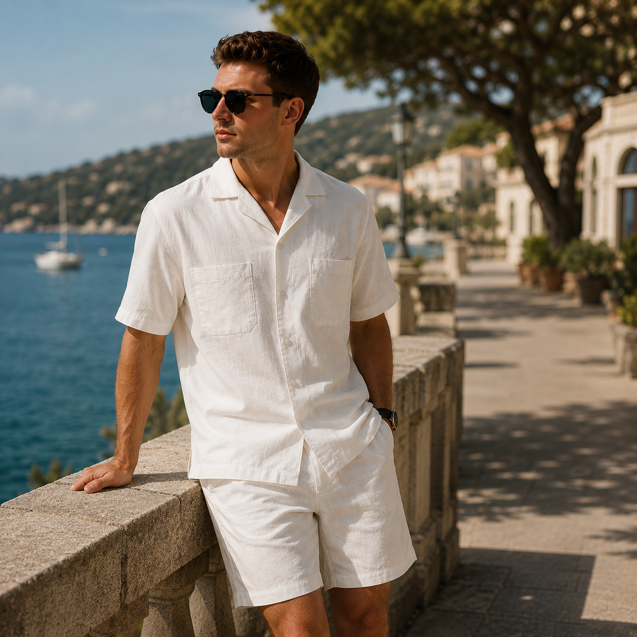 OLD MONEY CHEMISE ET SHORT 🥝