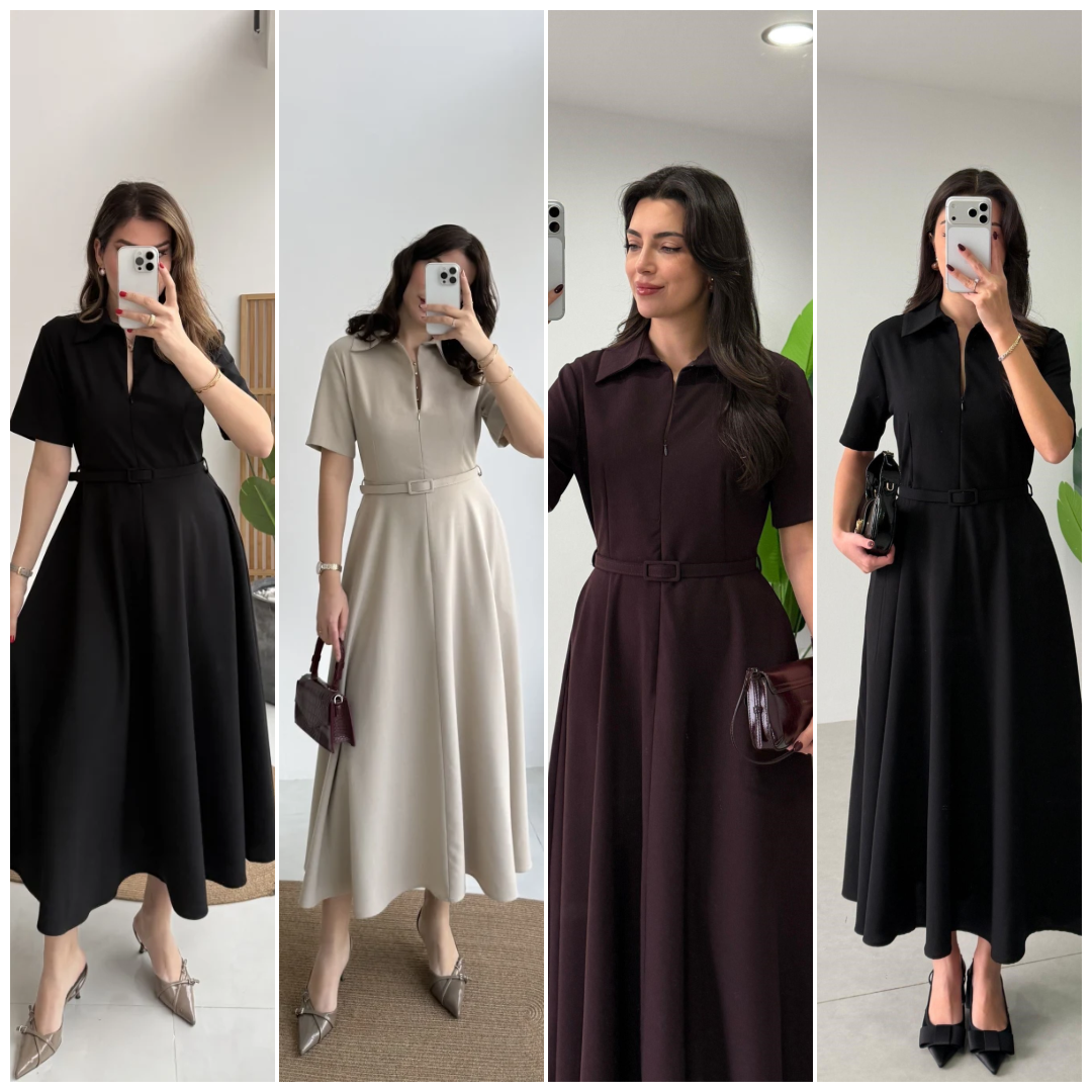 فستان أناقة الصيف الملكية✨